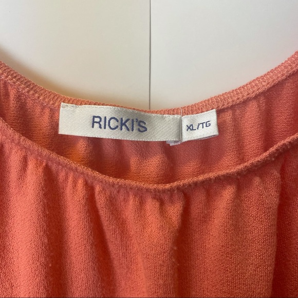 RICKIS peach XL top - Picture 2 of 4